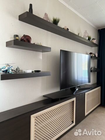 Полки настенные со скрытым креплением