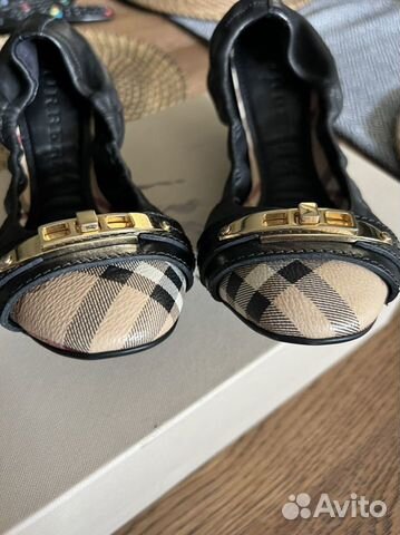 Босоножки балетки Burberry 36