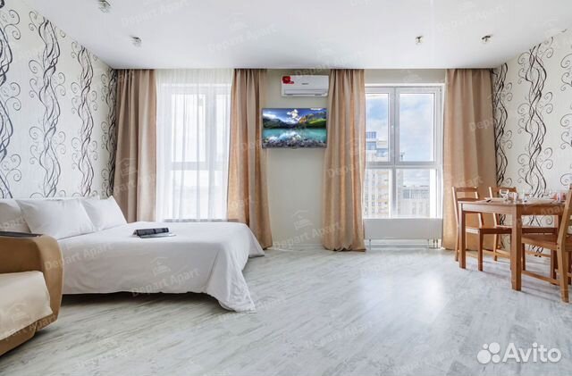 

1-к. квартира, 45 м², 2 кровати