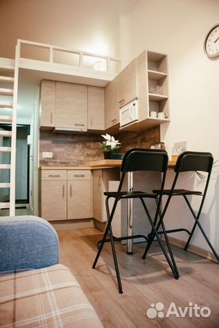 

Квартира-студия, 23 м², 2 кровати