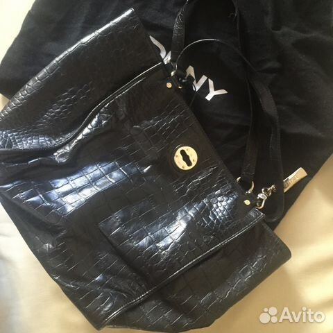 Кожаная сумка dkny Кожаная сумка dkny