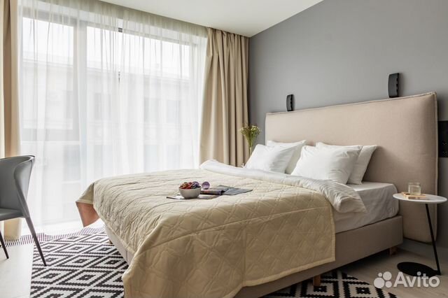 

Квартира-студия, 28 м², 1 кровать