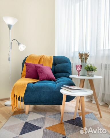 

1-к. квартира, 40 м², 2 кровати