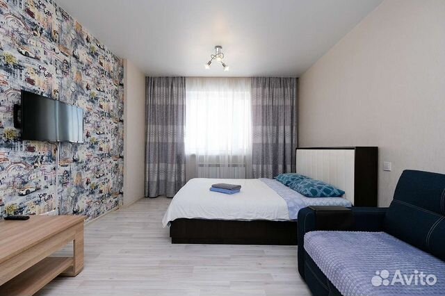 

1-к. квартира, 44 м², 2 кровати