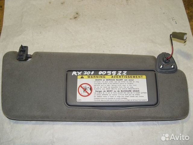 Солнцезащитный козырек Lexus rx 300 99г Солнцезащитный козырек Lexus rx 300 99г