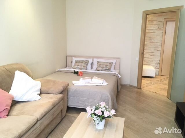 

1-к. квартира, 42 м², 2 кровати