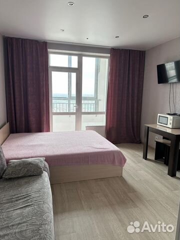 

Квартира-студия, 27 м², 2 кровати