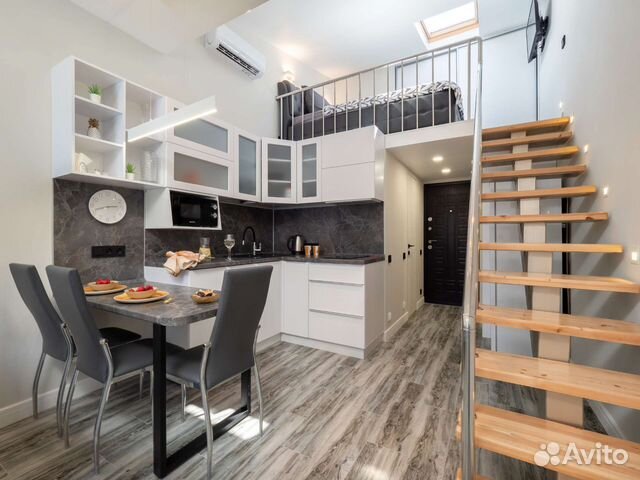 

Квартира-студия, 35 м², 2 кровати