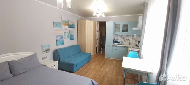 

Квартира-студия, 32 м², 2 кровати