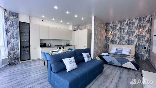 

Квартира-студия, 50 м², 2 кровати