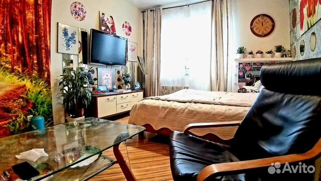

Квартира-студия, 30 м², 1 кровать