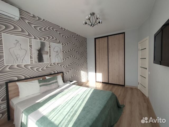 

1-к. квартира, 45 м², 2 кровати