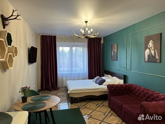 

Квартира-студия, 32 м², 2 кровати