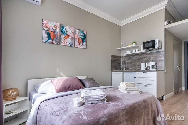 

Квартира-студия, 20 м², 2 кровати