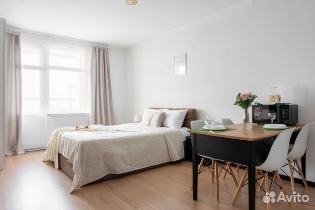 

Квартира-студия, 30 м², 1 кровать