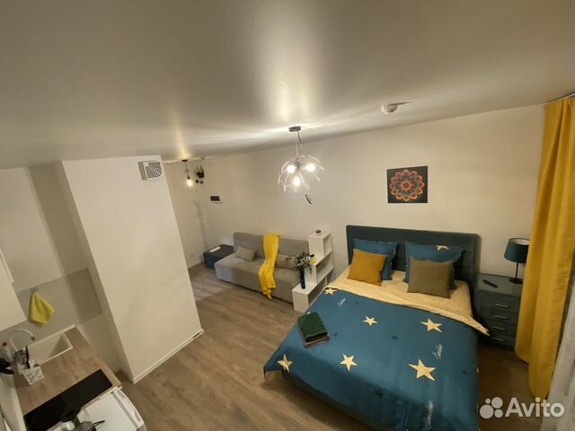 

Квартира-студия, 30 м², 2 кровати