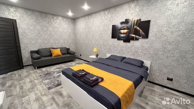 

1-к. квартира, 37 м², 2 кровати