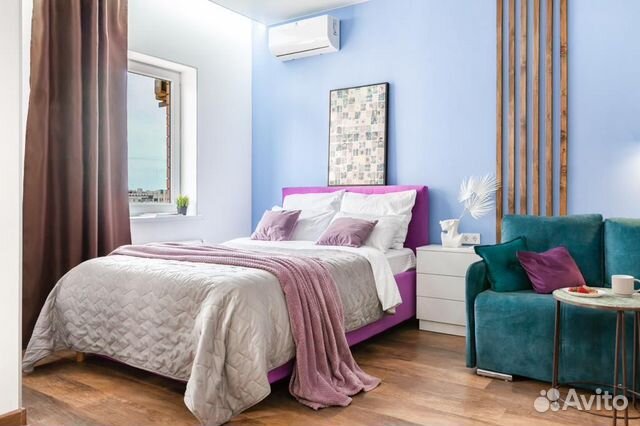 

Квартира-студия, 34 м², 2 кровати
