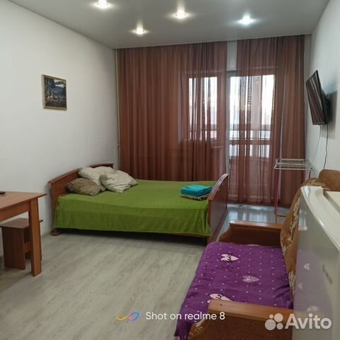 

Квартира-студия, 30 м², 2 кровати