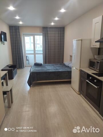 

Квартира-студия, 30 м², 1 кровать