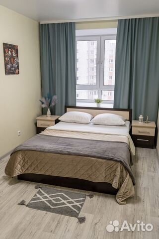 

1-к. квартира, 38 м², 2 кровати