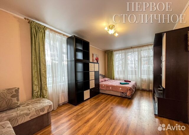

1-к. квартира, 37 м², 2 кровати
