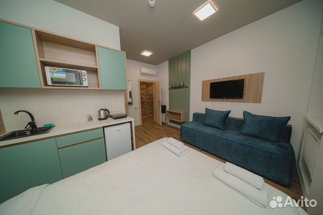 

Квартира-студия в апарт-отеле, 15,4 м², 2 кровати