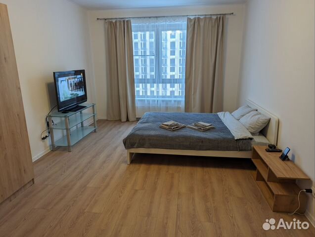 

1-к. квартира, 43 м², 2 кровати