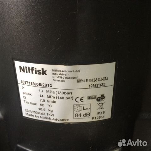 Продам мини мойку Nilfisk 140.2 высокого давления