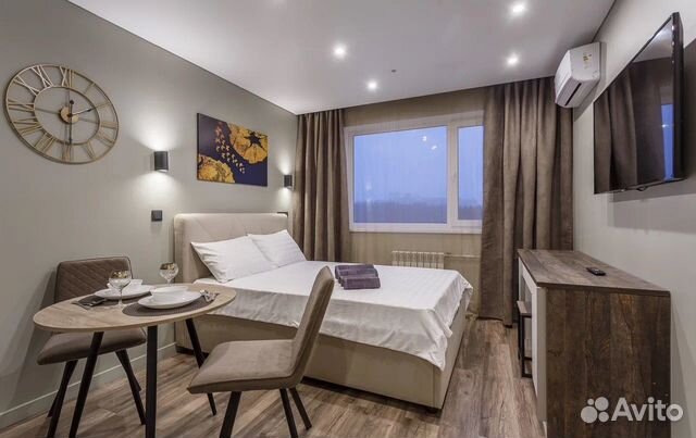 

Квартира-студия в апарт-отеле, 19 м², 2 кровати