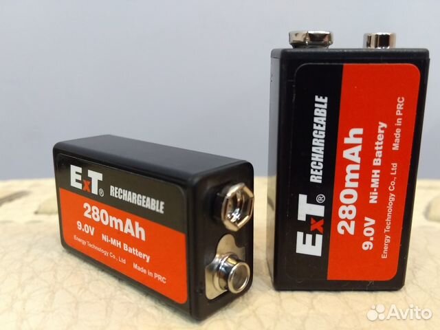 Аккумулятор Ni-MH крона ExT 9V 280mAh Аккумулятор Ni-MH крона ExT 9V 280mAh