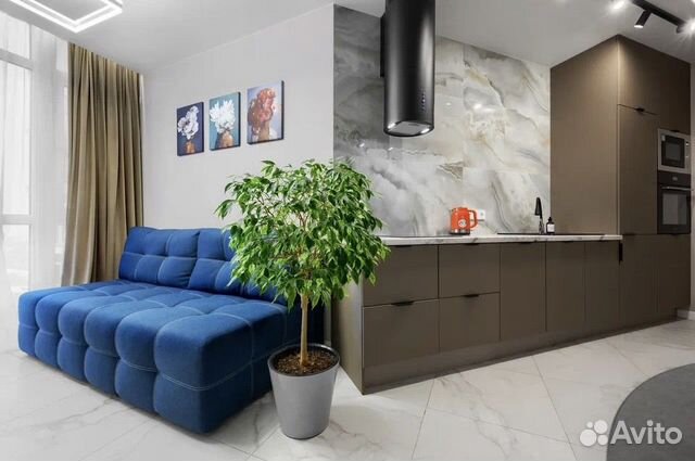 

1-к. квартира, 60 м², 2 кровати