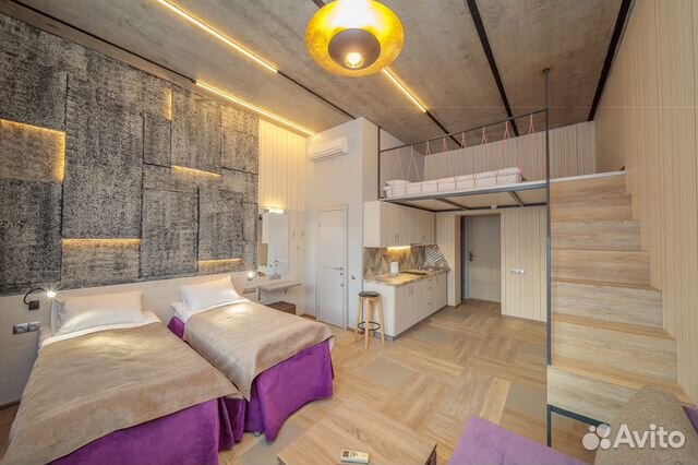 

Квартира-студия в апарт-отеле, 26 м², 1 кровать