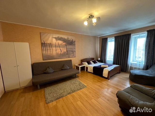 

1-к. квартира, 38 м², 2 кровати