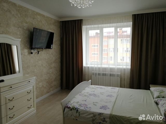 

1-к. квартира, 40 м², 2 кровати