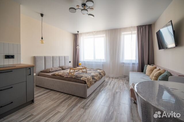 

Квартира-студия, 26 м², 2 кровати