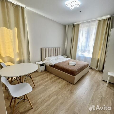 

Квартира-студия, 28 м², 2 кровати