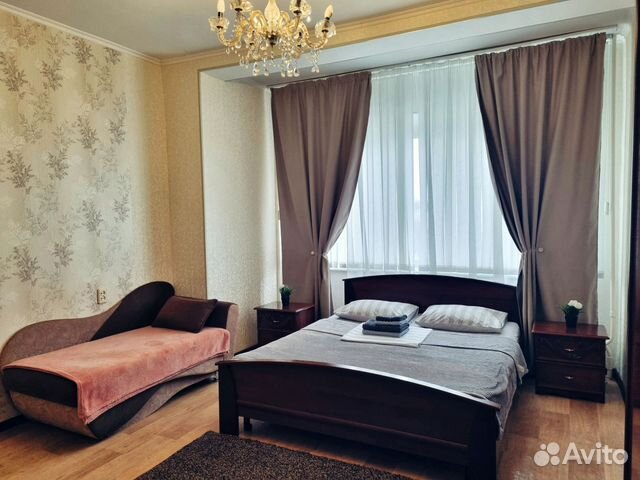 

1-к. квартира, 44 м², 2 кровати