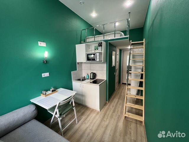 

Квартира-студия, 15 м², 2 кровати