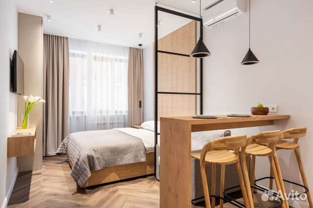 

Квартира-студия, 31 м², 2 кровати