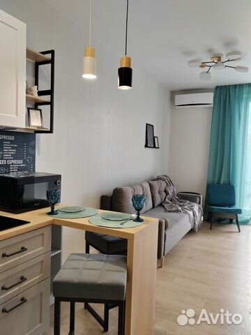 

Квартира-студия, 30 м², 2 кровати