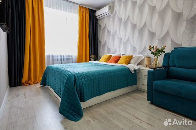 

1-к. квартира, 42 м², 2 кровати