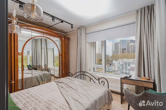 

1-к. квартира, 41 м², 2 кровати