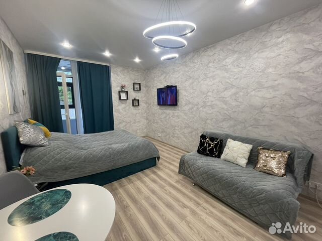 

Квартира-студия, 28 м², 2 кровати