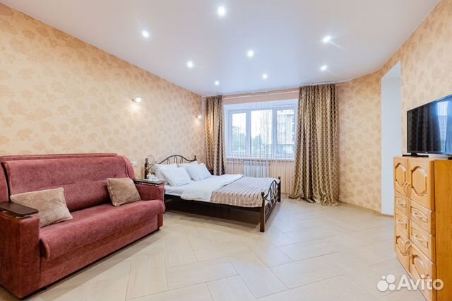 

1-к. квартира, 45 м², 2 кровати