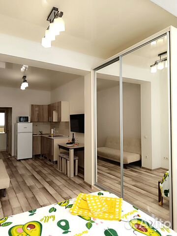 

Квартира-студия, 25 м², 2 кровати