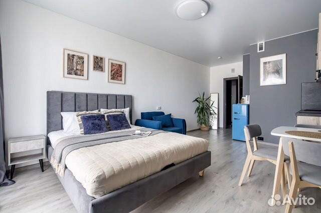 

Квартира-студия, 35 м², 2 кровати