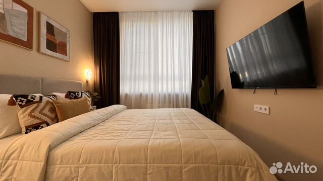 

1-к. квартира, 45 м², 2 кровати