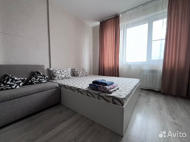 

Квартира-студия, 28 м², 2 кровати