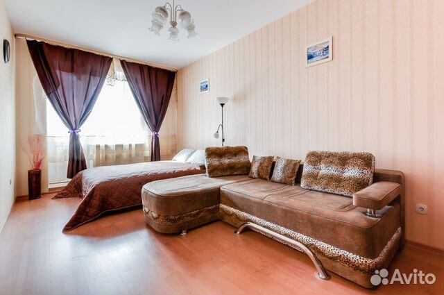 

1-к. квартира, 45 м², 2 кровати
